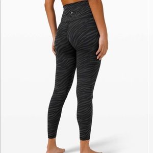 Lululemon Align Le Tigre Camo Deep Coal Multi Legging